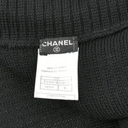 Chanel Sport Line Zip Up Jacket Black 02A #46