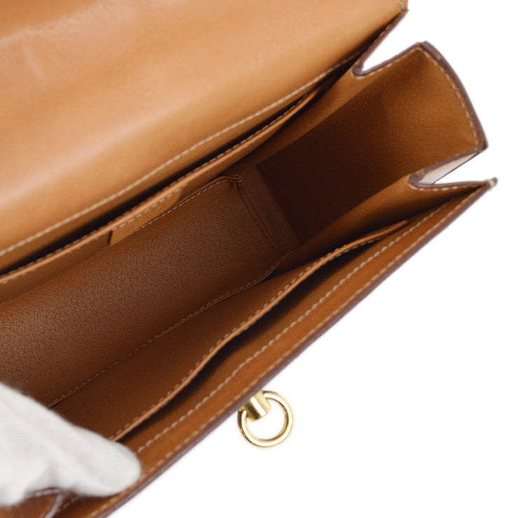 Celine Brown Macadam Shoulder Bag