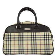 Burberry Beige Burberry Check Handbag