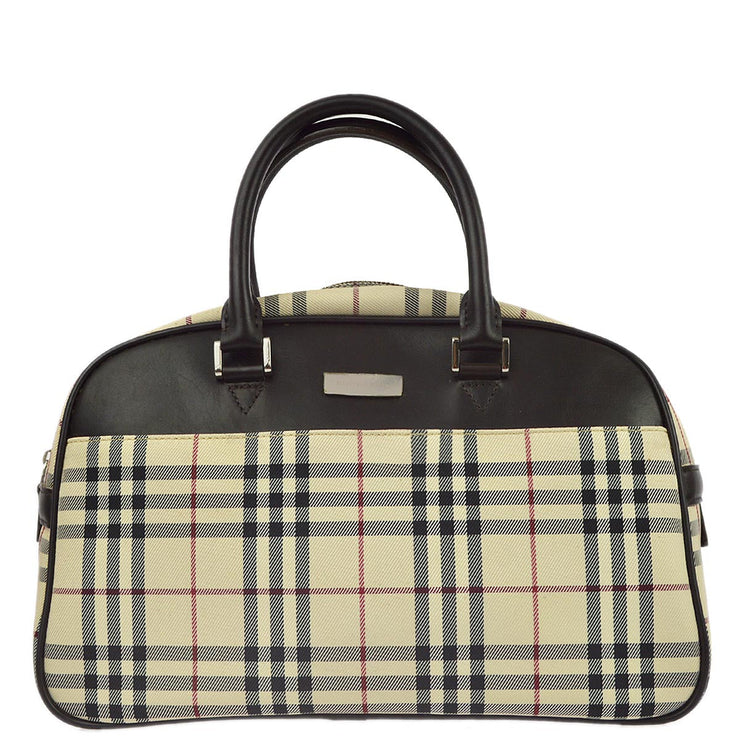 Burberry Beige Burberry Check Handbag