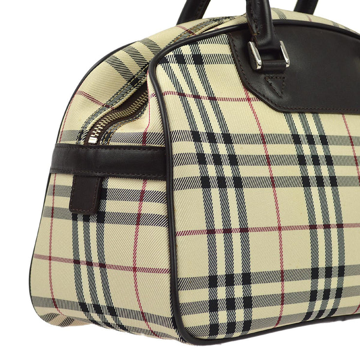 Burberry Beige Burberry Check Handbag