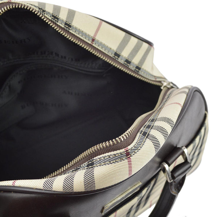 Burberry Beige Burberry Check Handbag