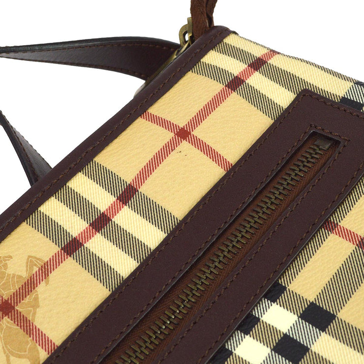 Burberry Beige House Check Shoulder Bag