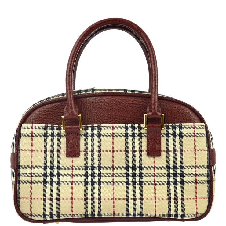 Burberry Beige Burberry Check Handbag