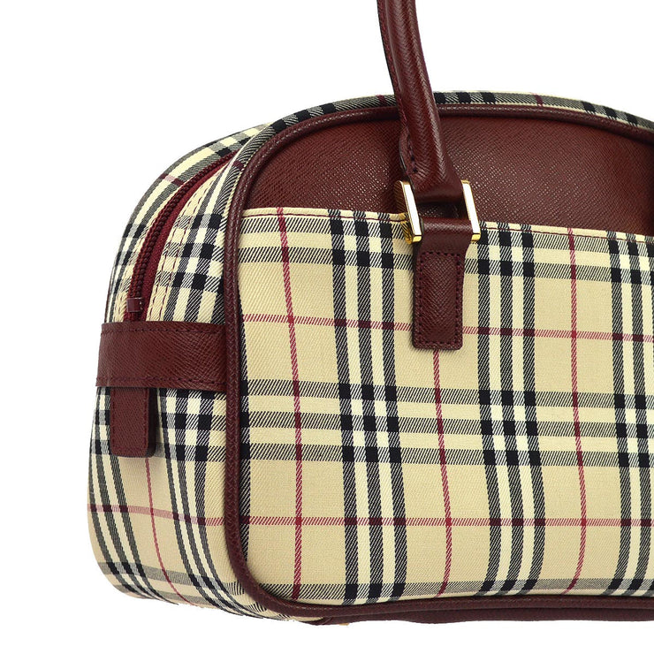 Burberry Beige Burberry Check Handbag