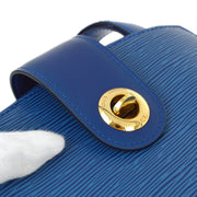 Louis Vuitton 1994 Blue Epi Cluny Shoulder Bag M52255