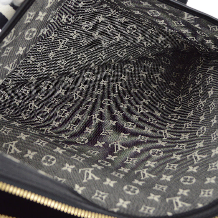 Louis Vuitton 2005 Black Monogram Mini Cabas Mary Kate Handbag M92495