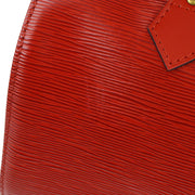 Louis Vuitton 1995 Red Epi Speedy 25 Handbag M43017