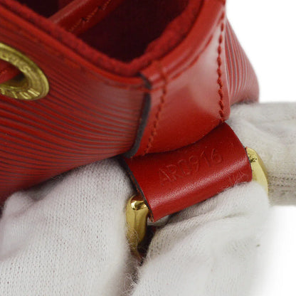 Louis Vuitton 1996 Red Epi Petite Noe Bucket Shoulder Bag M44107