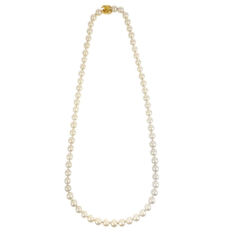 Chanel Costume Pearl Necklace 96P