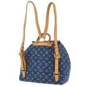 Louis Vuitton 2006 Blue Monogram Denim Sac a Dos GM Backpack M95056