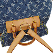 Louis Vuitton 2006 Blue Monogram Denim Sac a Dos GM Backpack M95056