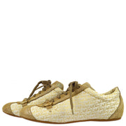 Christian Dior * Gold Trotter Shoes Sneakers