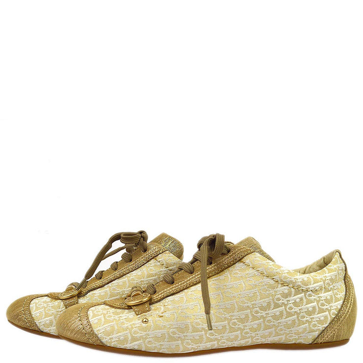 Christian Dior * Gold Trotter Shoes Sneakers