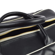 Chanel * 1994-1996 Black Calfskin Travel Bowling Bag