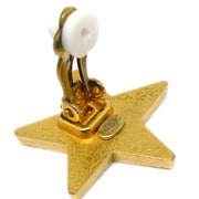 Chanel Star Earrings Clip-On White 01P