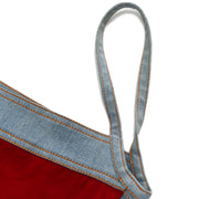 Christian Dior Cropped Camisole Top Blue Red #38