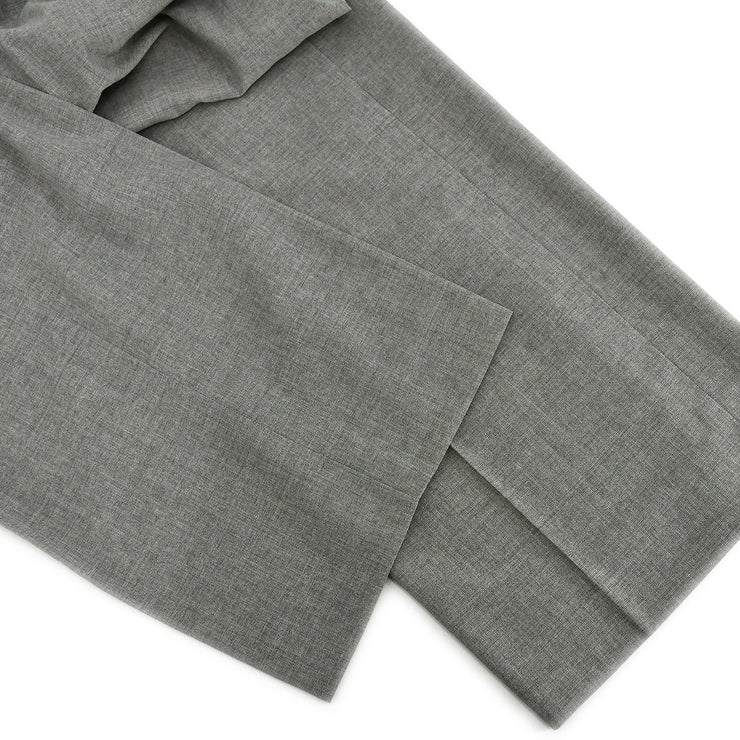 Hermes Setup Suits Sleeveless Vest Pants Gray #38 #38