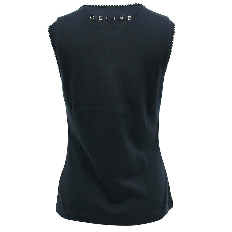 Celine Macadam Studs Sleeveless Tank Top Black #L