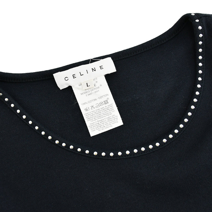 Celine Macadam Studs Sleeveless Tank Top Black #L