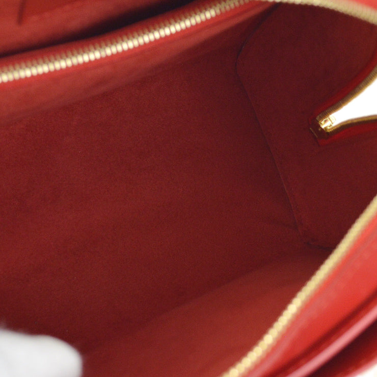 Louis Vuitton 2003 Red Epi Pont Neuf Handbag M52057