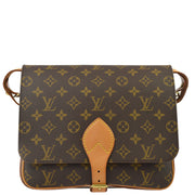 Louis Vuitton 1998 Monogram Cartouchiere GM Shoulder Bag M51252