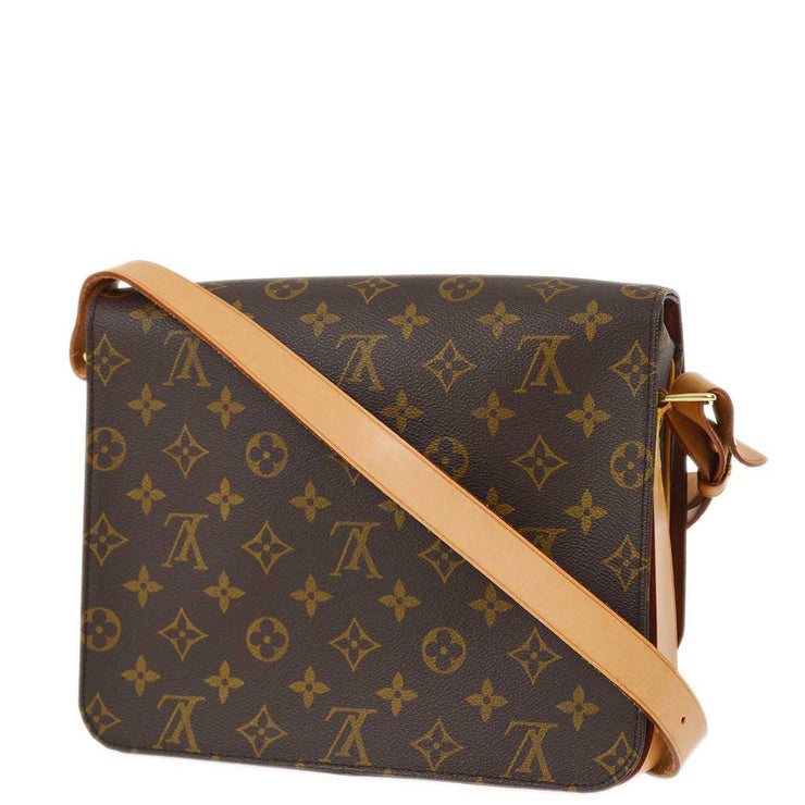 Louis Vuitton 1998 Monogram Cartouchiere GM Shoulder Bag M51252