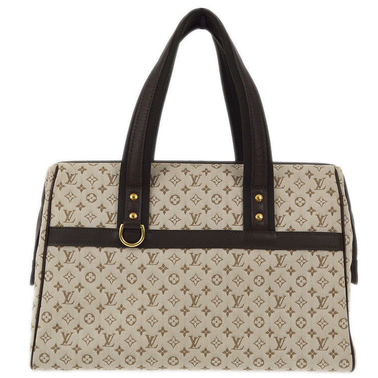 Louis Vuitton 2001 Khaki Monogram Mini Josephine GM Handbag M92310