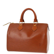 Louis Vuitton 1992 Brown Epi Speedy 25 Handbag M43013