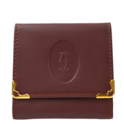 Cartier Bordeaux Coin Purse Wallet