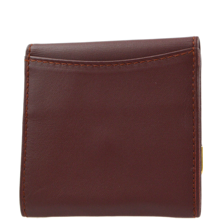 Cartier Bordeaux Coin Purse Wallet