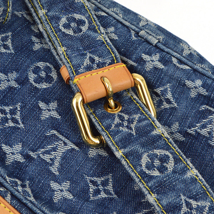 Louis Vuitton 2007 Blue Monogram Denim Bum Bag Waist M95347