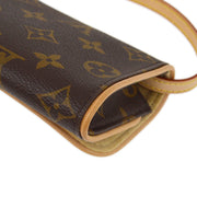 Louis Vuitton 1999 Monogram Pochette Twin PM Shoulder Bag M51854