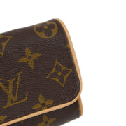 Louis Vuitton 1999 Monogram Pochette Twin PM Shoulder Bag M51854