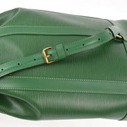 Louis Vuitton 1995 Green Epi Randonnee PM Bucket Shoulder Bag M52354