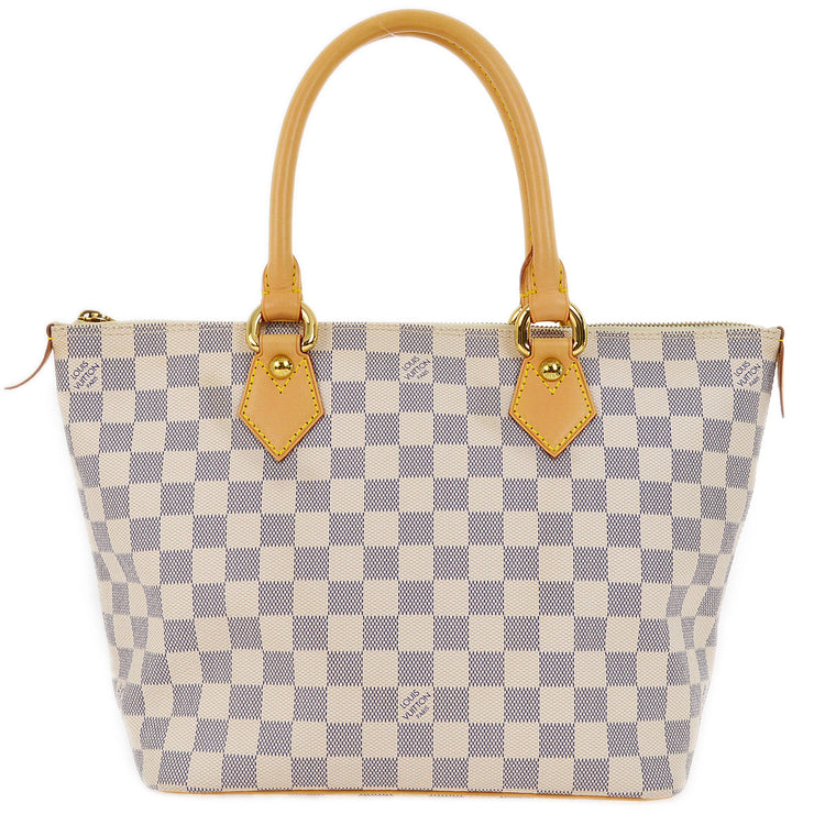 Louis Vuitton 2007 Damier Azur Saleya PM Tote Handbag N51186