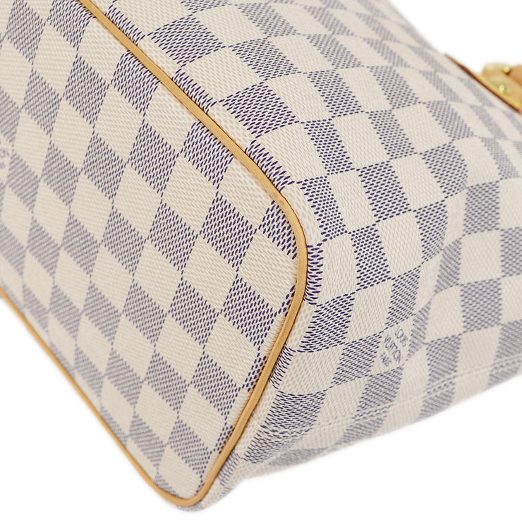 Louis Vuitton 2007 Damier Azur Saleya PM Tote Handbag N51186