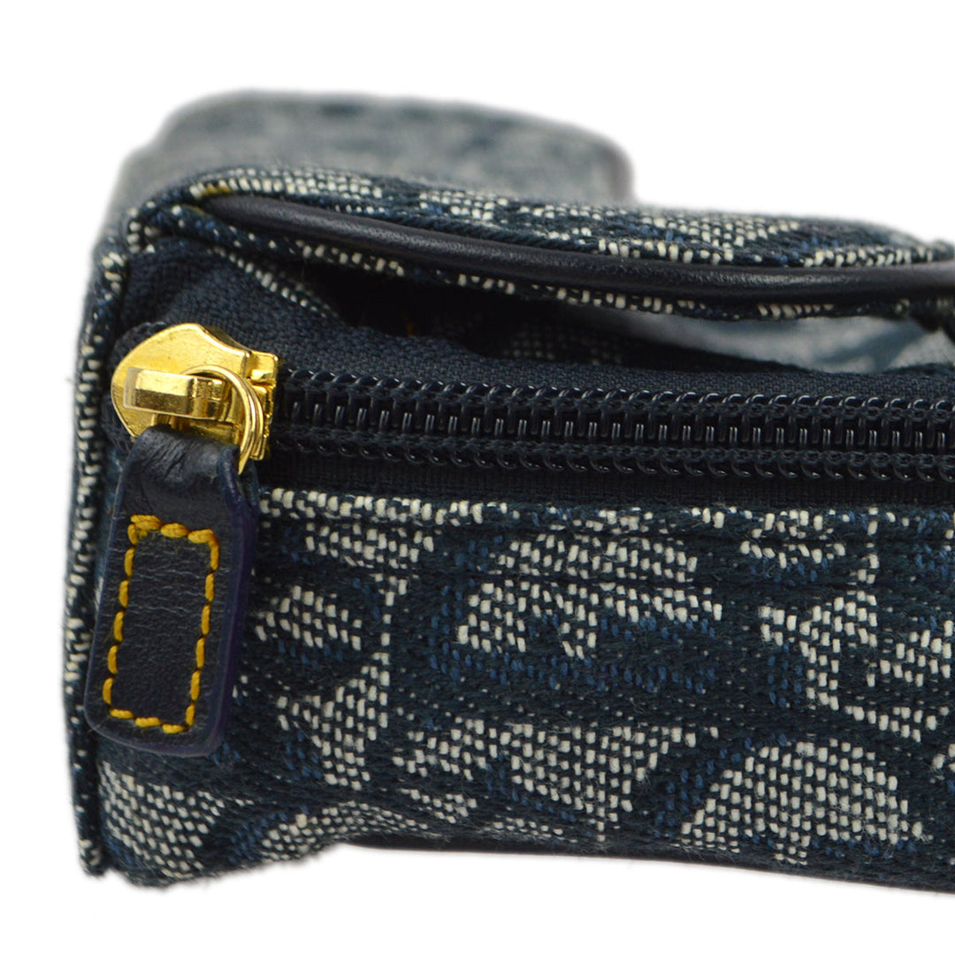 Christian Dior 1998 Navy Saddle Trotter Pouch Bag – AMORE