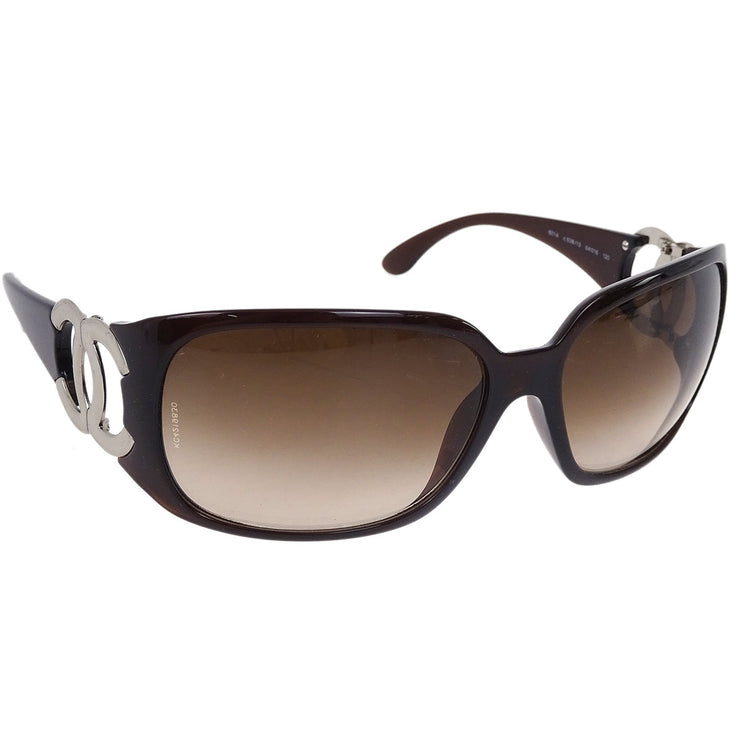 Chanel Sunglasses Eyewear Brown Small Good