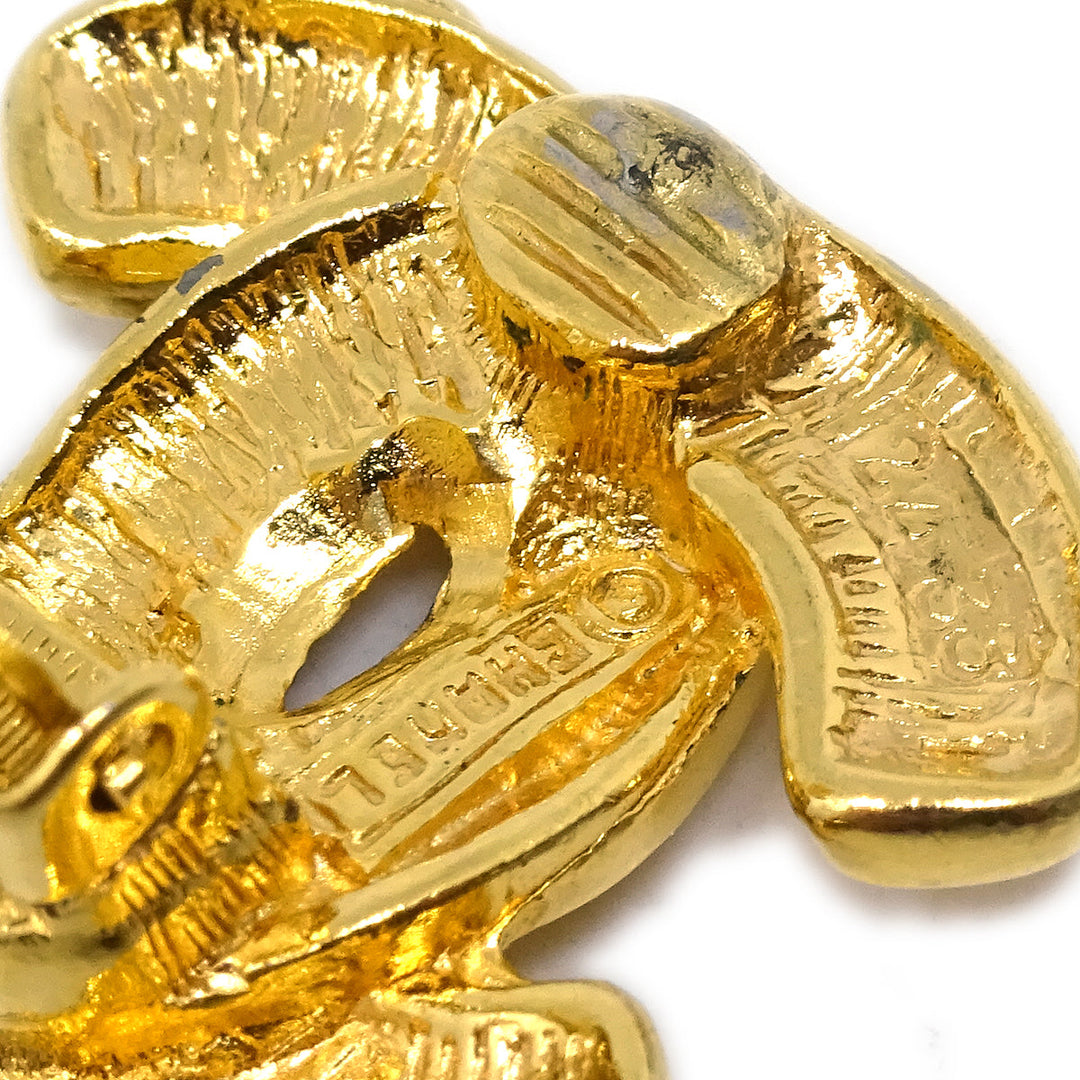 Chanel Gold CC Earrings Clip-On 2433 – AMORE Vintage Tokyo