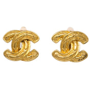 Chanel Gold CC Earrings Clip-On 2433