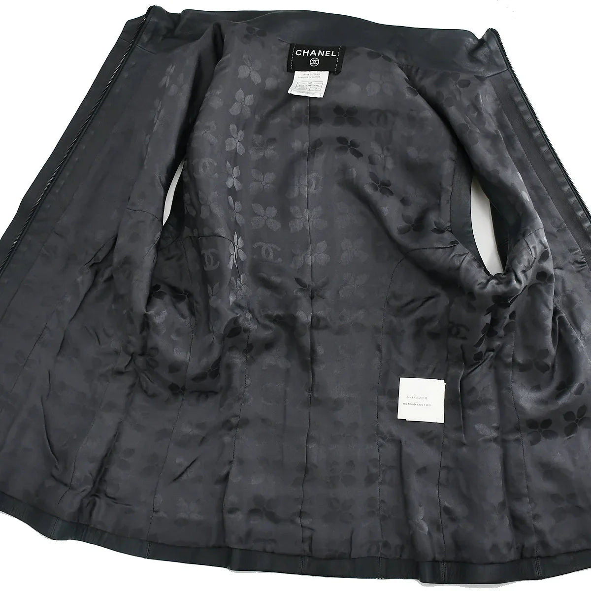Chanel Sleeveless Vest Jacket Charcoal Gray #38 02A