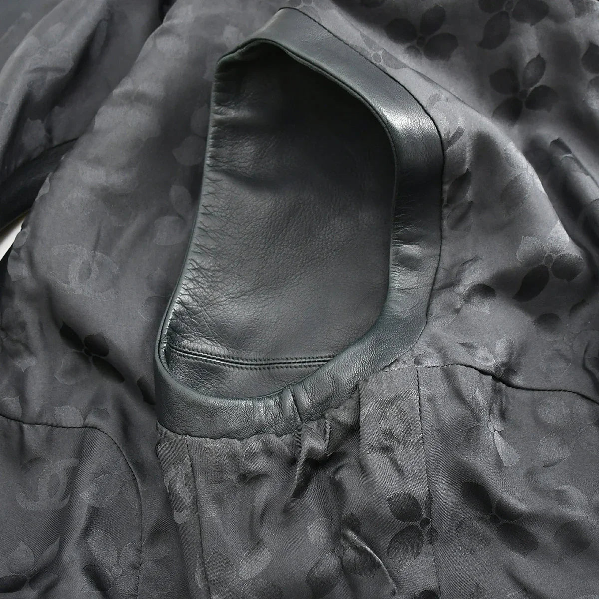 Chanel Sleeveless Vest Jacket Charcoal Gray #38 02A