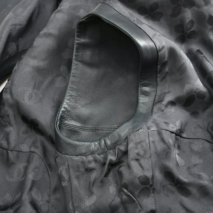 Chanel Sleeveless Vest Jacket Charcoal Gray #38 02A