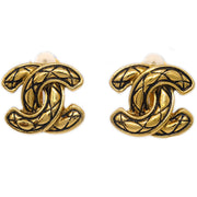 Chanel Gold CC Earrings Clip-On 2433