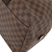 Louis Vuitton 2011 Damier Weekender MM Shoulder Duffle Bag N41138