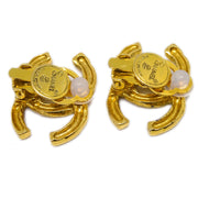 Chanel Gold CC Earrings Clip-On