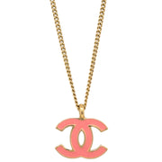 Chanel Chain Necklace Pink 01A