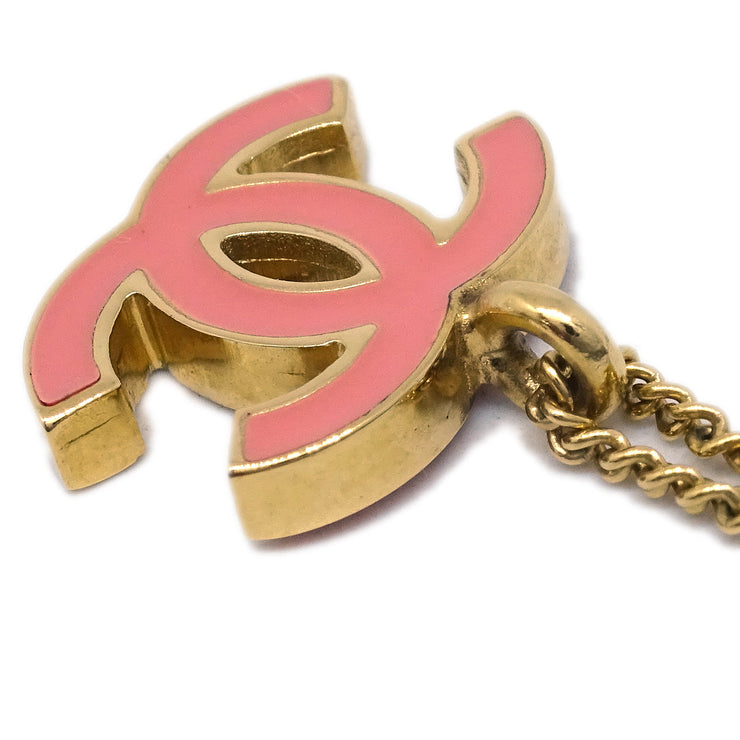 Chanel Chain Necklace Pink 01A