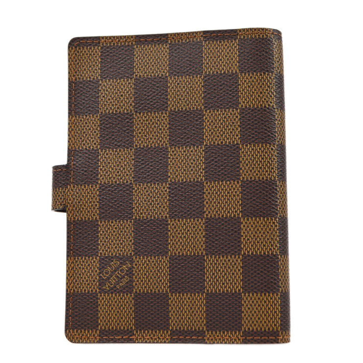 Louis Vuitton 2004 Damier Agenda PM Note Book Cover R20700 Small Good